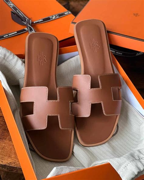 How I prep my new Hermes Oran Sandals .